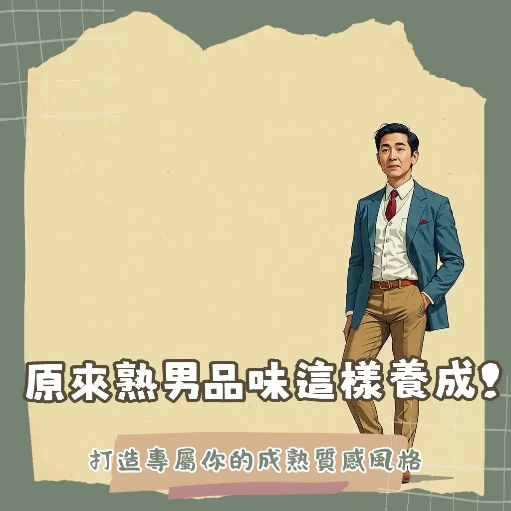 40歲男人穿搭指南：展現質感穩重，打造經典品味造型。